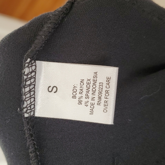 Black fringe mini skirt - Picture 6 of 7